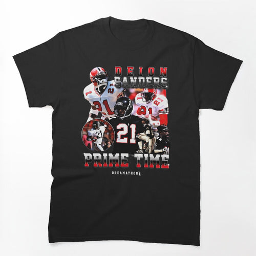 Deion Sanders 90s Bootleg Rap Football Shirt