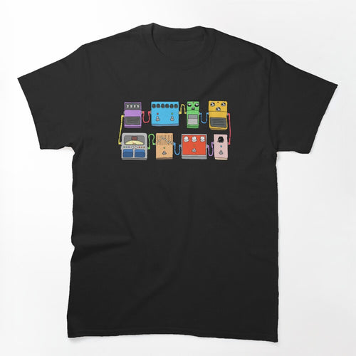 GUITAR PEDALS Recording Studio Engineer Guitarist Gear Foot Effect Shirt
