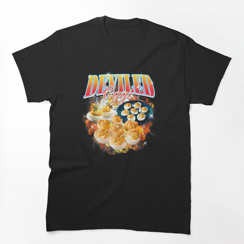 Thanksgiving Deviled Eggs Bootleg 90's Rap Rock Vintage Shirt