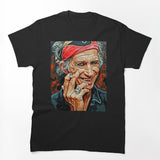 Rock 'n' Roll Legend Keith Richards Keef Pop Art Portrait Shirt