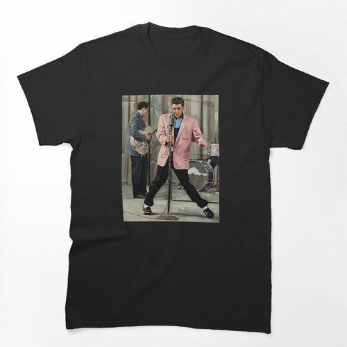 The King In Pink Iconic 1950s Live Performance Art Shirt