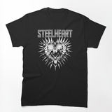 White Silhouette Heavy Metal Band Shirt