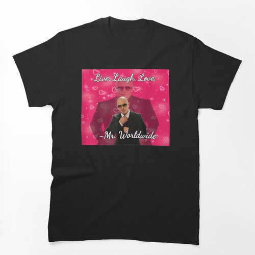 Mr Worldwide Pitbull Valentine Shirt