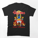 Red Typography Death Metal Band Rare Shirt