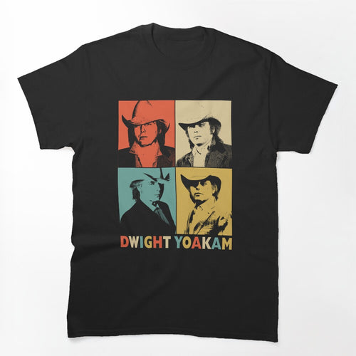 Dwight Yoakam Retro Pop Art Portraits Box Up Shirt