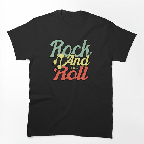 Rockabilly Rock N Roll Green Yellow Orange And Black Rockers Sock Hop Shirt