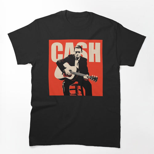 Legendary Man In Black Johnny Cash Tribute Shirt