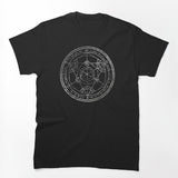 Human Transmutation Circle - Silver Grunge Shirt