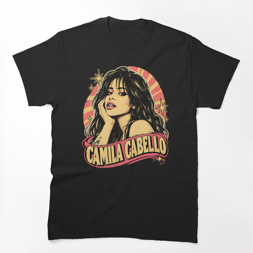Camila Cabello Retro Pop Vintage Y2K Music Art Shirt