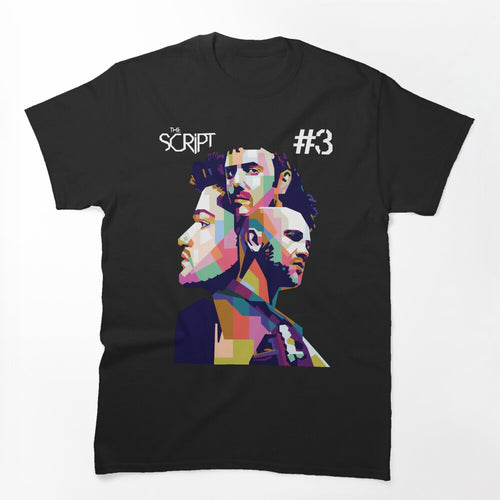 The Script Band Pop Art Style Shirt