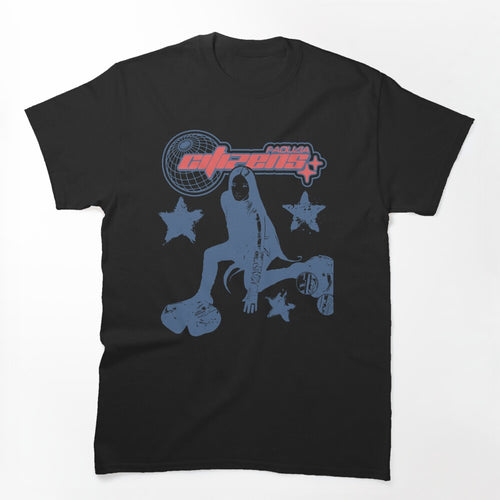 Navy Sillhouette Singer Rnb Shirt