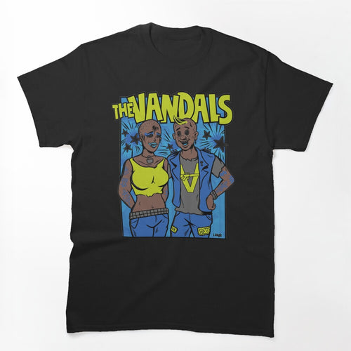 Pop Art Style Skate Punk Music Group Shirt