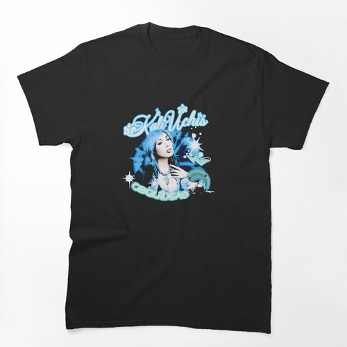 Blue Y2k Style Neo Soul Singer Shirt