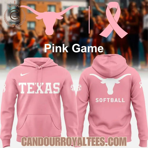 Texas Longhorns Pink Game Hoodie