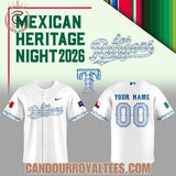 Texas Rangers Mexican Heritage Night 2026 Jersey