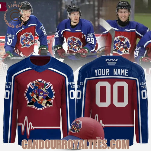 Tucson Roadrunners 2026 First Responders Night Jersey