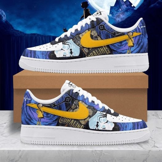 Coraline Halloween Nike Air Force