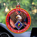 1st Tank Battalion Custom Shape 2-sided Acrylic Car Ornament – HOATT13250