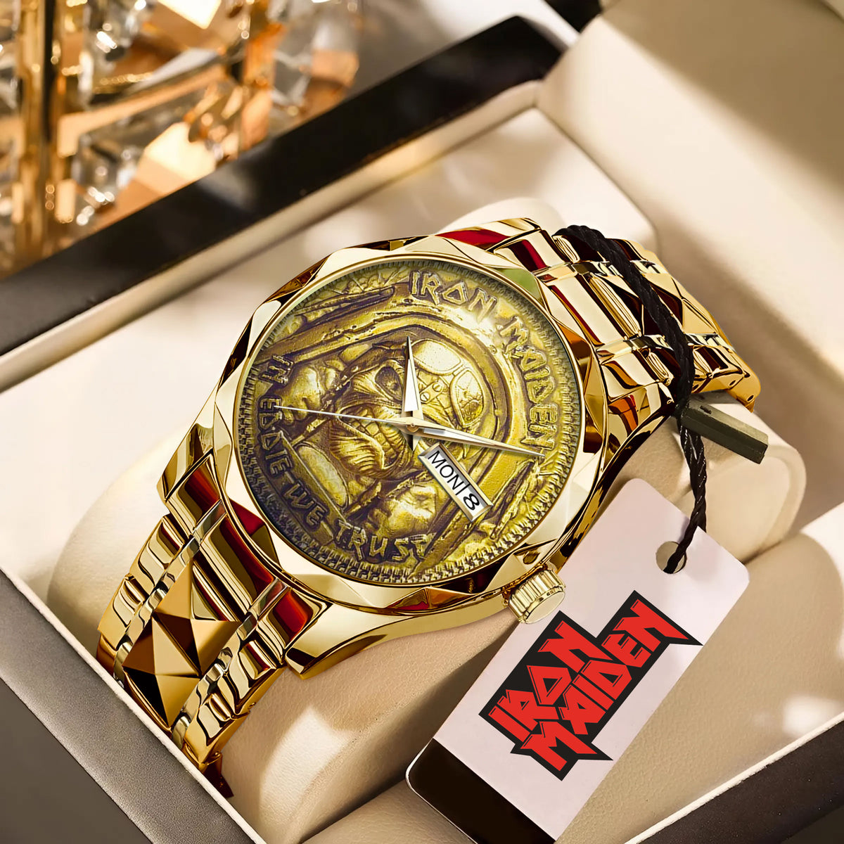 Iron Maiden Alloy Luxury Quartz Watch – MAITM 11936