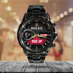 Atlanta Falcons x Rolex Black Stainless Steel Watch – MAITM13201