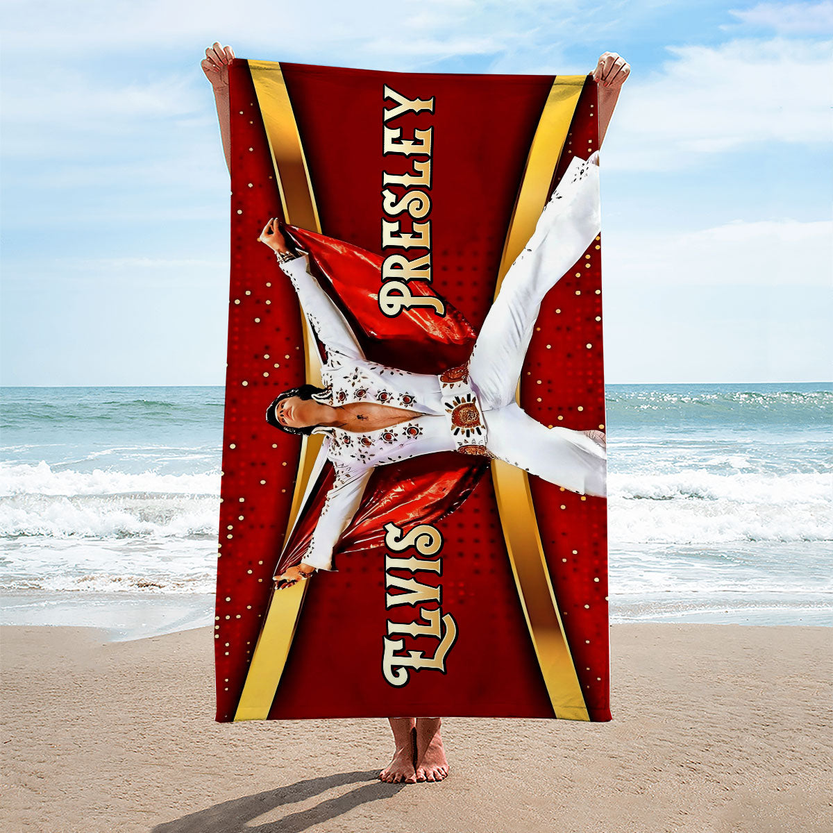 Elvis Presley Rectangle Beach Towel – MAITM 11727