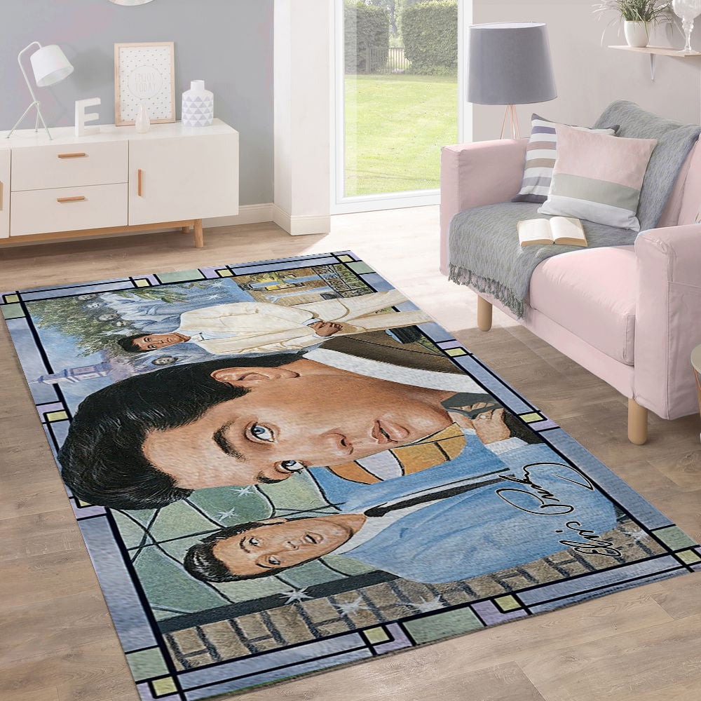 Elvis Presley Rectangular Rug – MAITM 8982