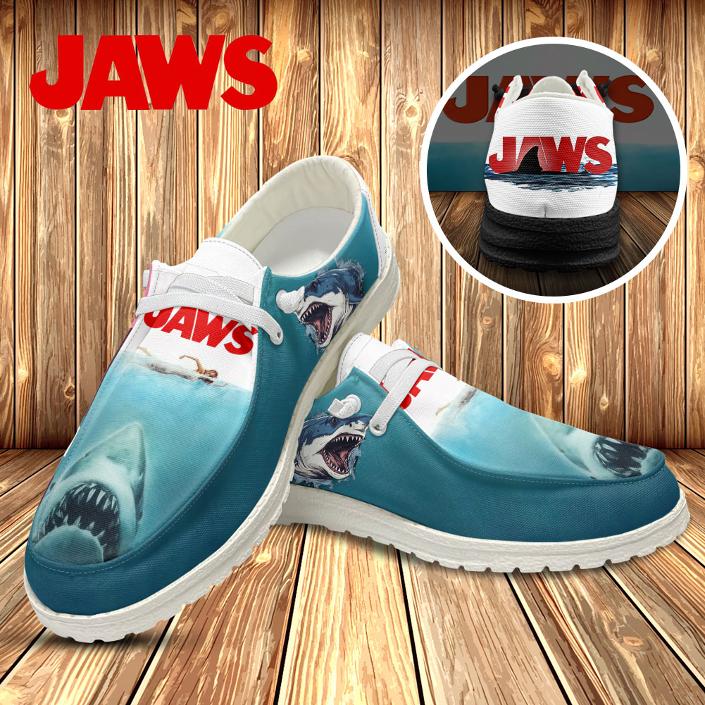 Jaws Custom Hey Dude Shoes – MAITM 11167