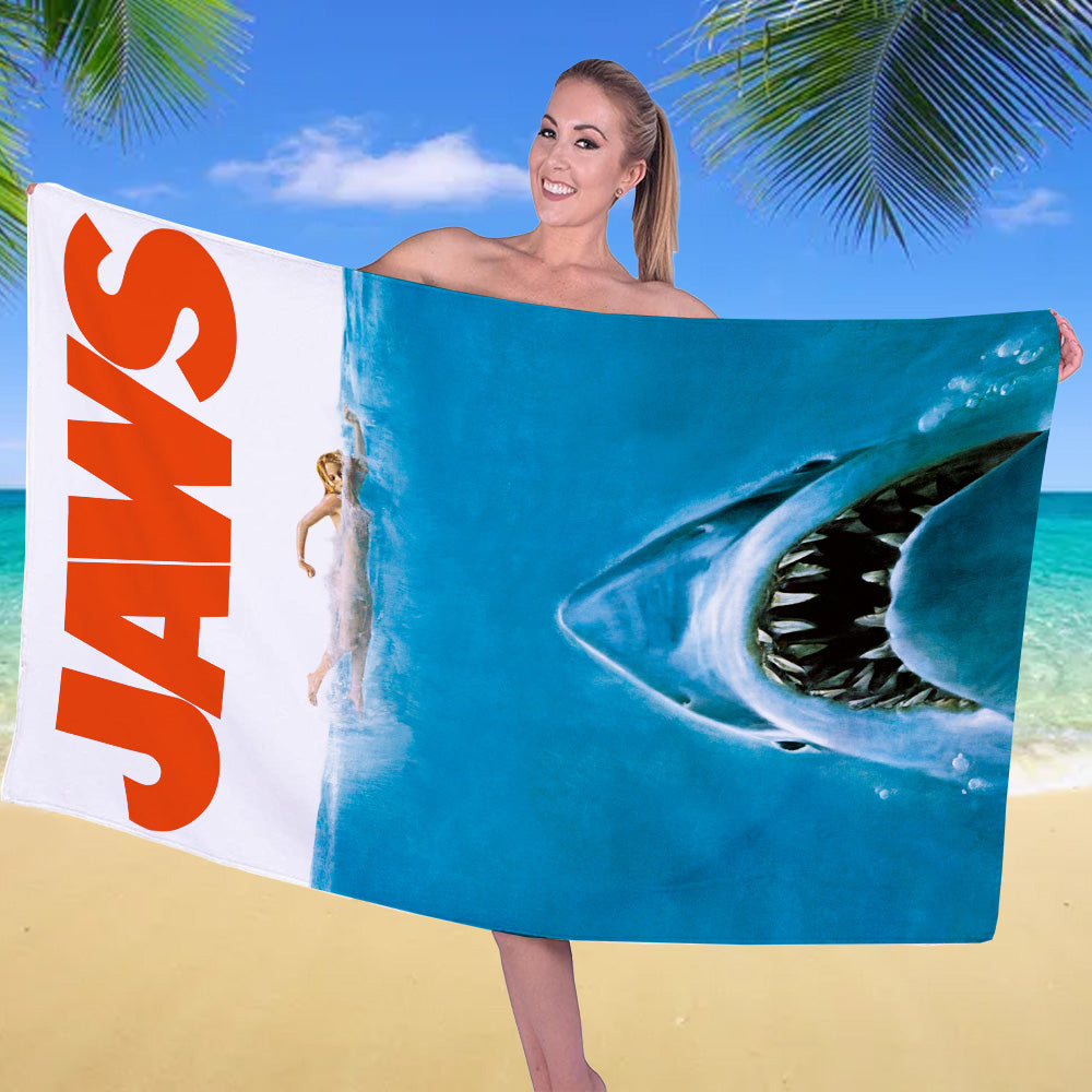 Jaws Rectangle Beach Towel – MAITM 10888