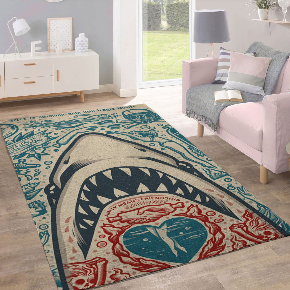 Jaws Rectangular Rug – MAITM 12218