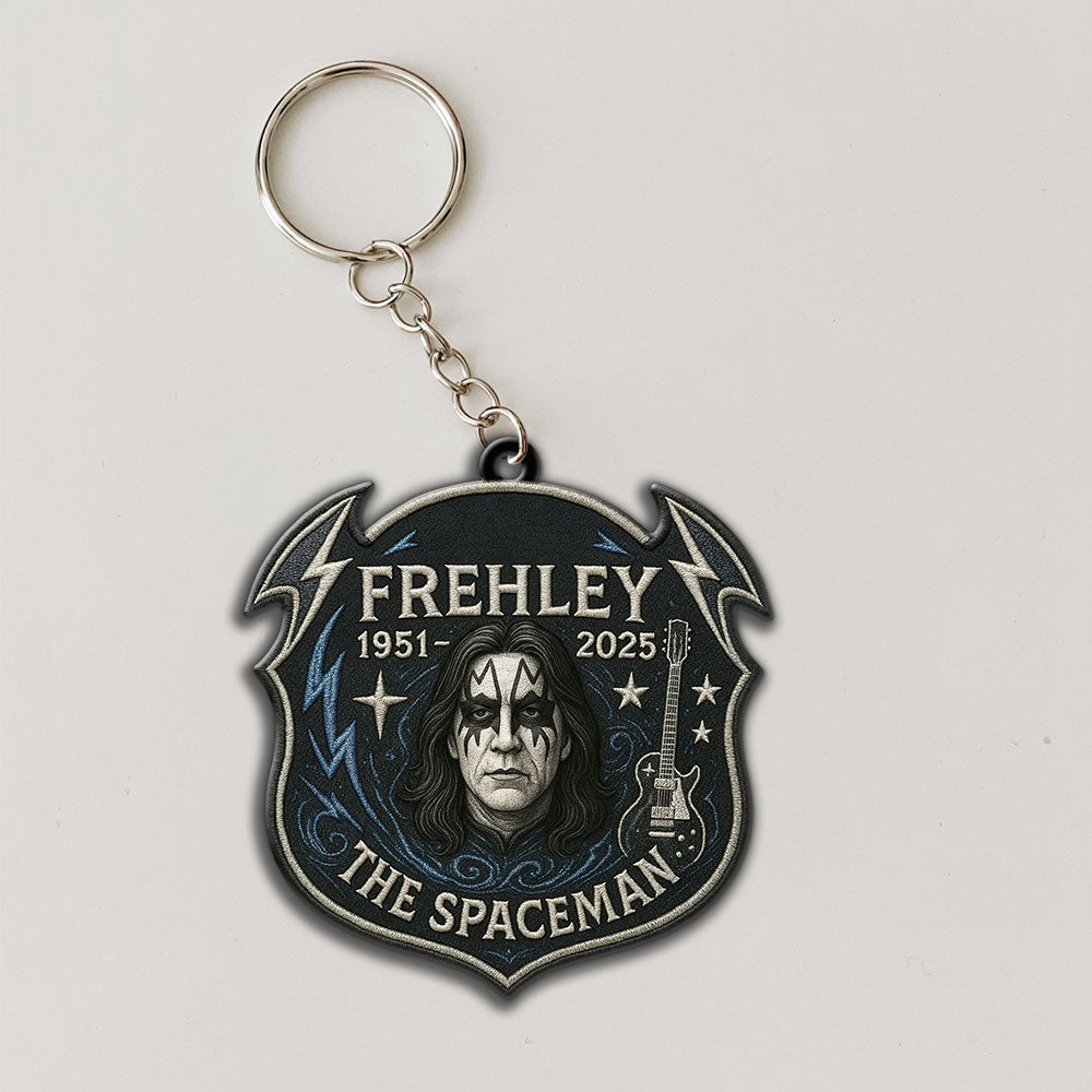KISS x Ace Frehley Custom Shape 2-sided Keychain – MAITM13470
