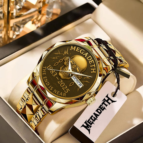Megadeth Alloy Luxury Quartz Watch – MAITM12597