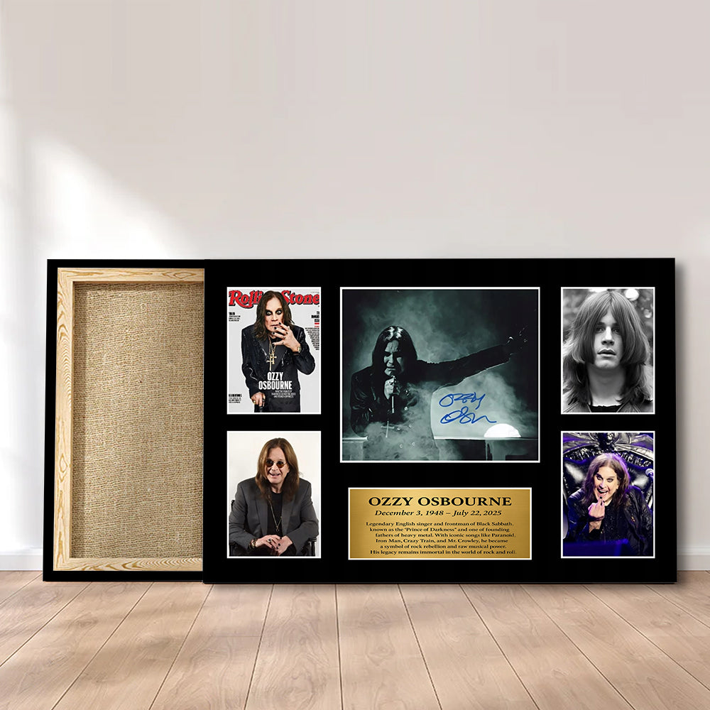 Ozzy Osbourne Rectangle Canvas With Inner Frame – MAITM 12382