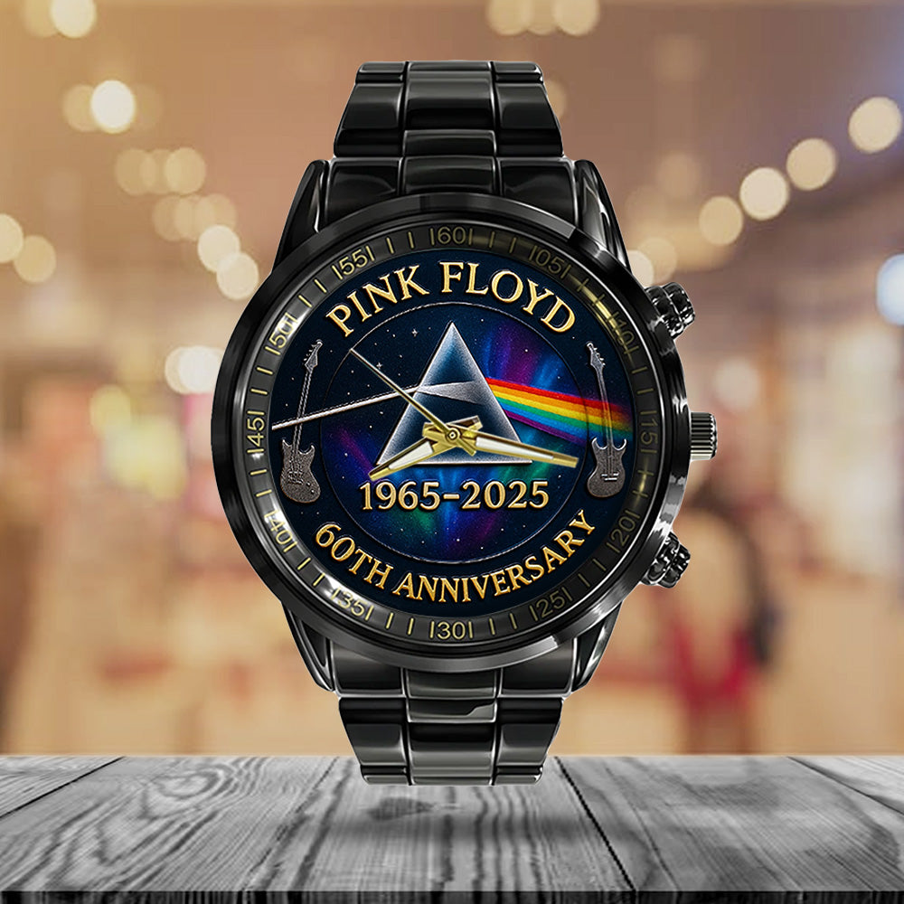 Pink Floyd Black Stainless Steel Watch – MAITM12563