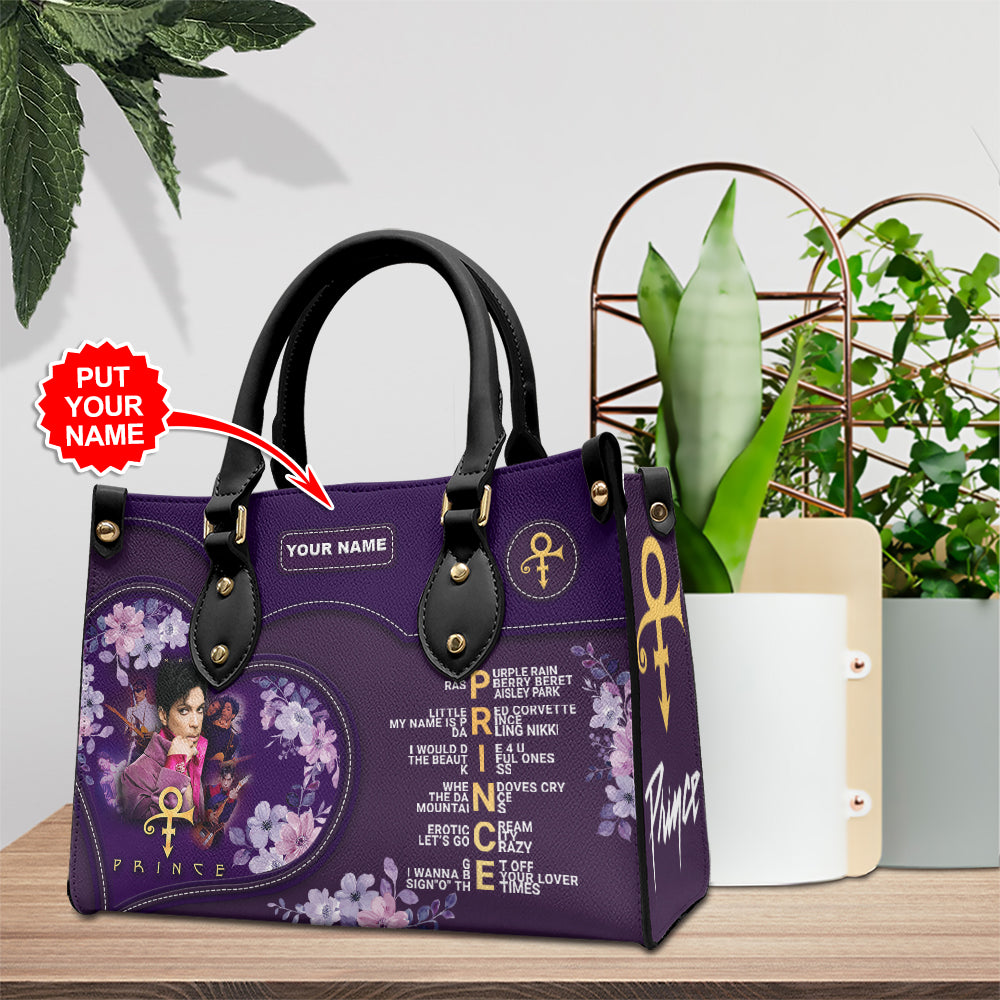 Personalized Prince Leather HandBag – HOATT 5161