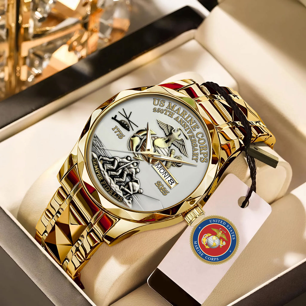 US Marine Corps Alloy Luxury Quartz Watch – MAITM 12179