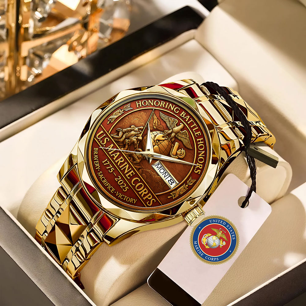 US Marine Corps Alloy Luxury Quartz Watch – MAITM 12530