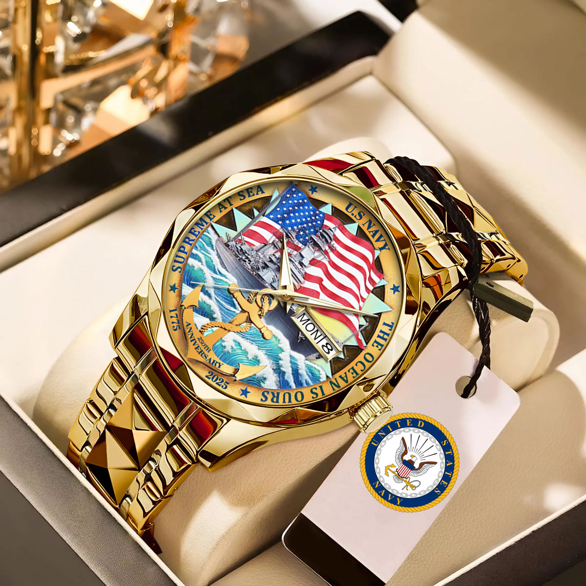 US Navy Alloy Luxury Quartz Watch – MAITM 12193