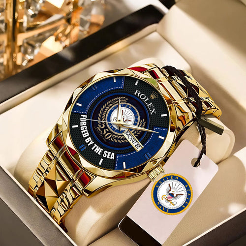 US Navy Alloy Luxury Quartz Watch – MAITM 12494