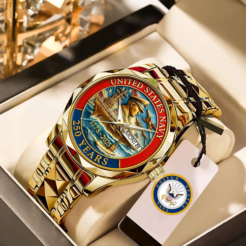US Navy Alloy Luxury Quartz Watch – MAITM 12550