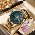 US Navy Alloy Luxury Quartz Watch – MAITM12656