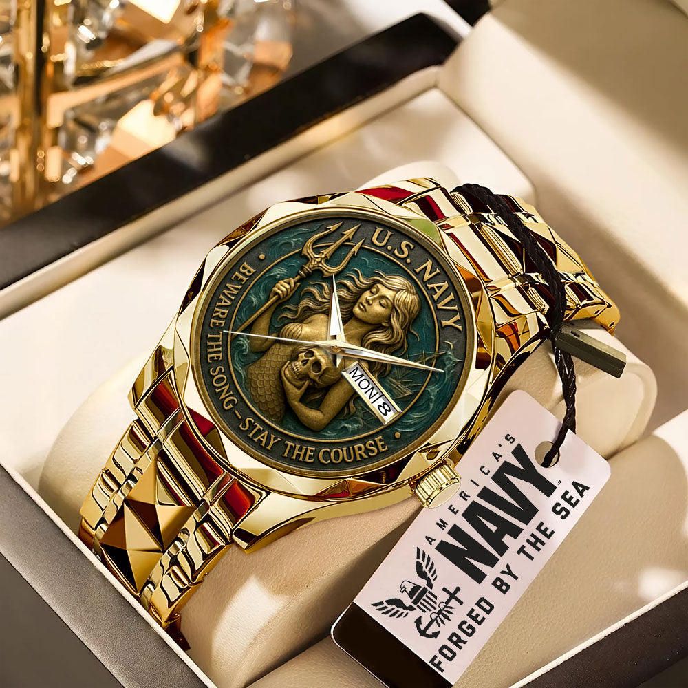 US Navy Alloy Luxury Quartz Watch – MAITM12726