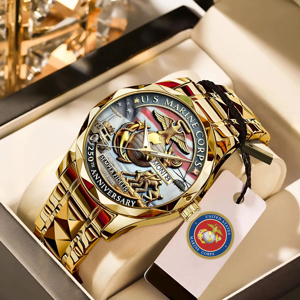 US Marine Corps Alloy Luxury Quartz Watch – MAITM 12110