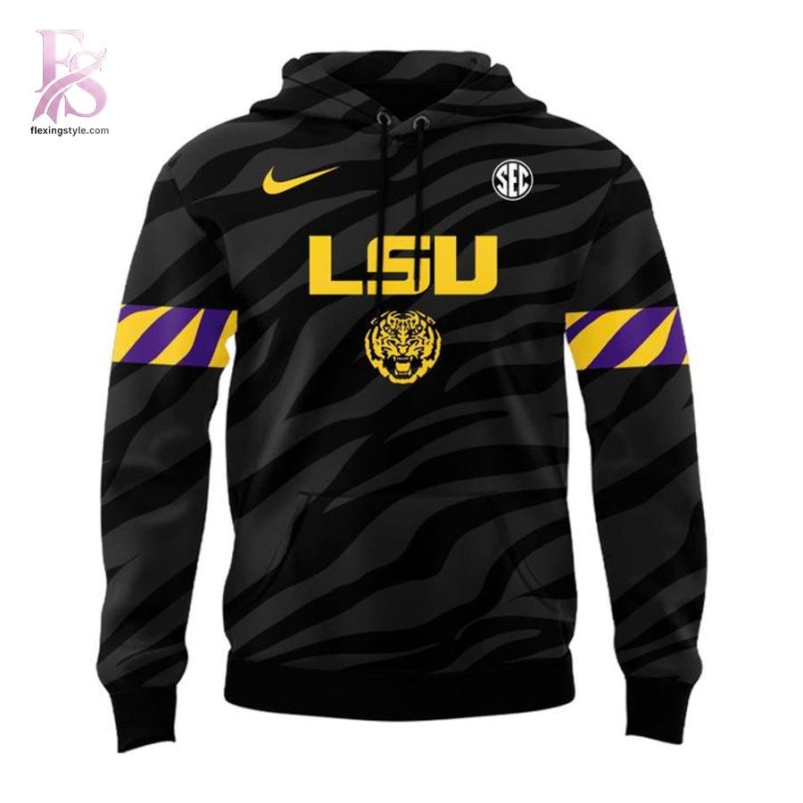 2026 Black Uniform LSU Tigers Women’s Basketball Hoodie