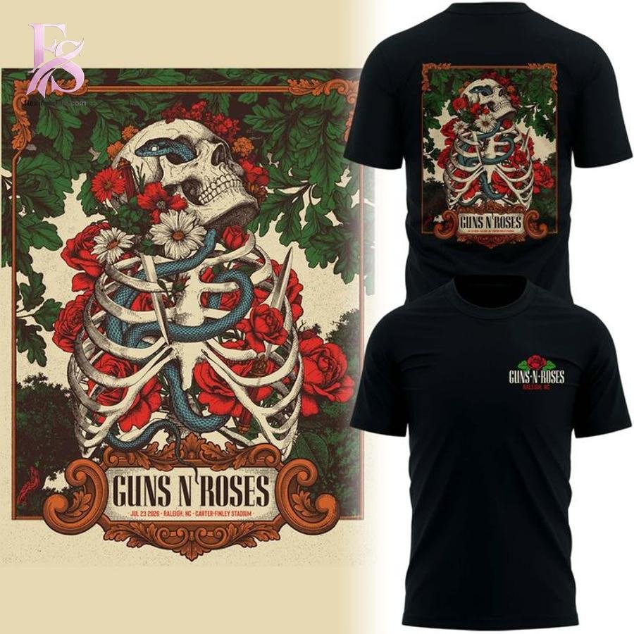 2026 Carter-Finley Stadium Guns N’ Roses T-Shirt