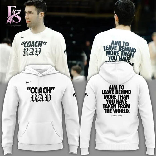 2026 Coach Rav Iowa Hawkeyes Men’s Basketball Hoodie