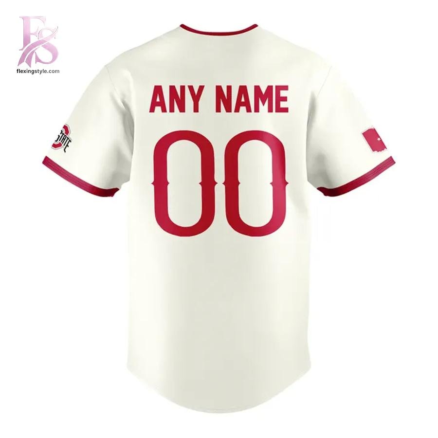2026 Ohio State Buckeyes Throwback Uniform Baseball Jersey