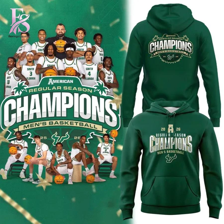 2026 South Florida Bulls Regular Season Champions Hoodie