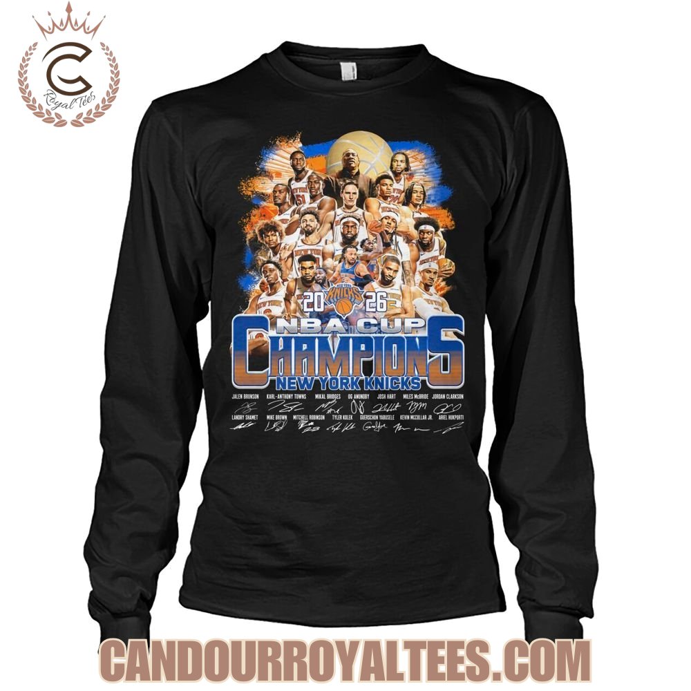 2026 NBA Cup Champions New York Knicks T-Shirt