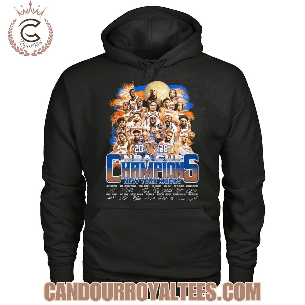 2026 NBA Cup Champions New York Knicks T-Shirt