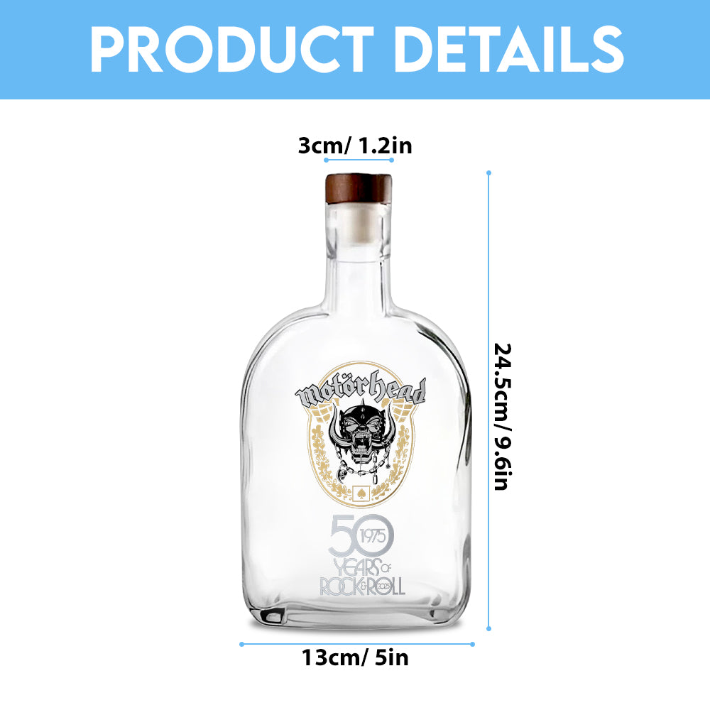 Motörhead 25oz Empty Whiskey Bottle – GNE4702